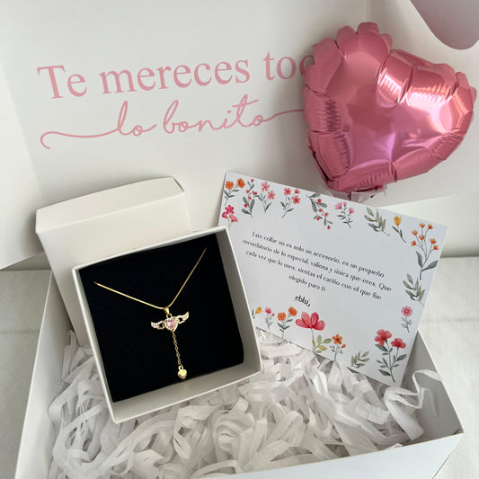 Collar alitas movibles