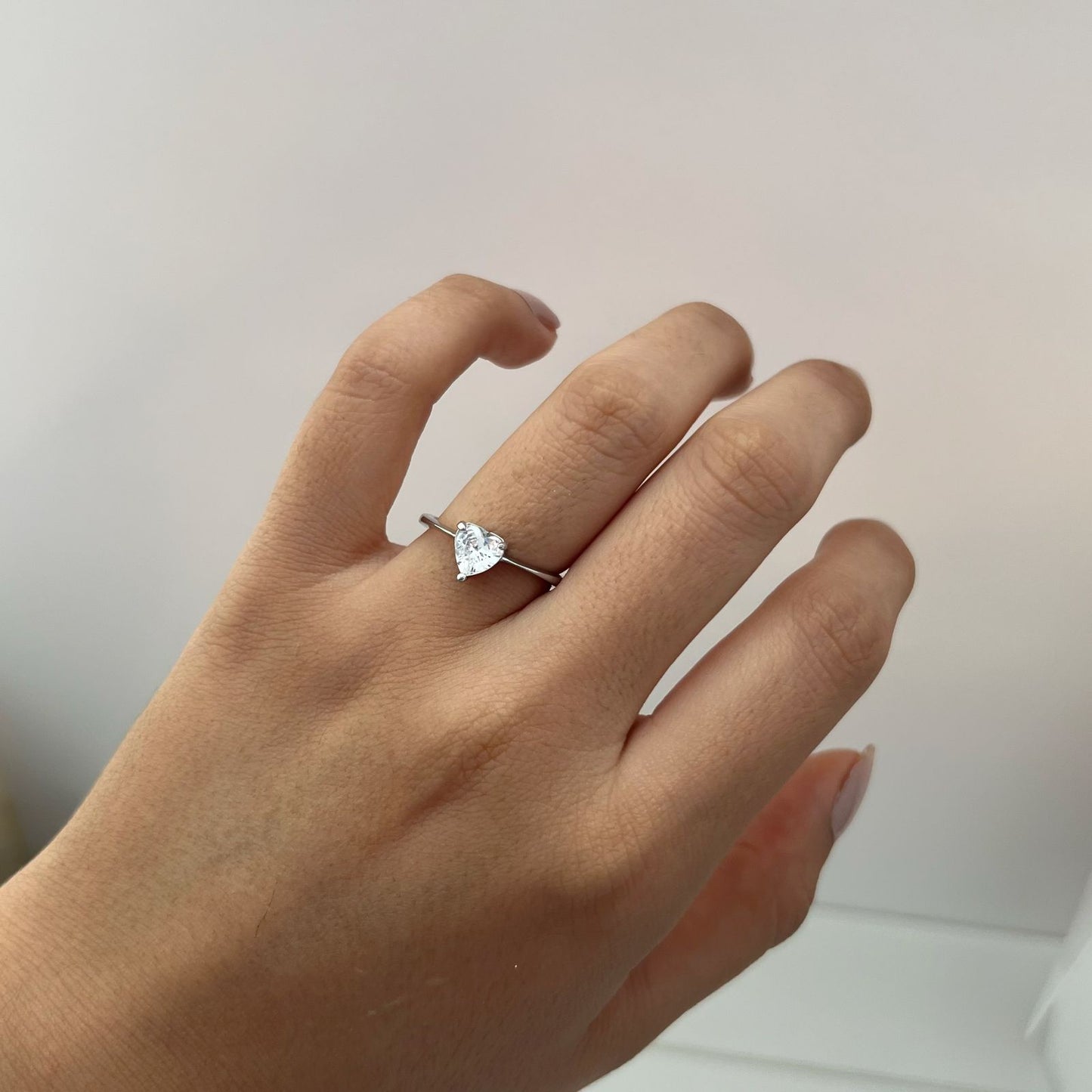 Anillos de promesa martha plateado