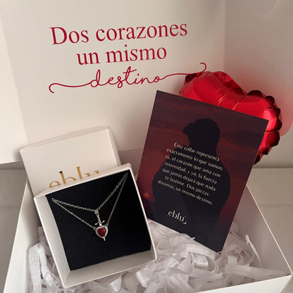 Collares corazón y espada